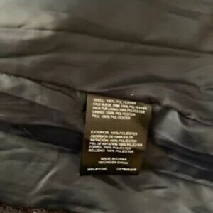 Weatherproof Women's Jacket Size Large Quilted Full Zip Hooded Lined